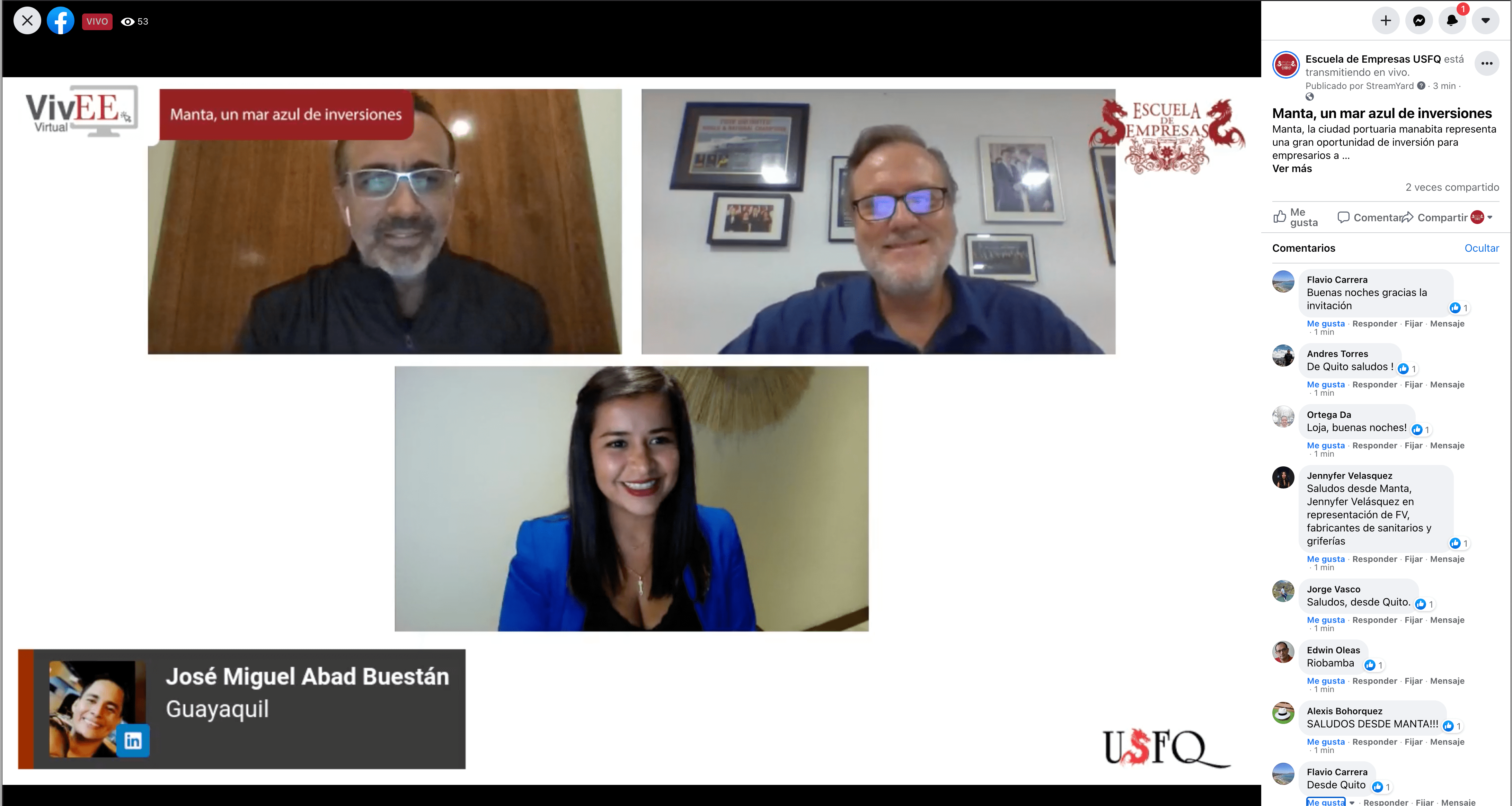 Manta, un mar azul de inversiones